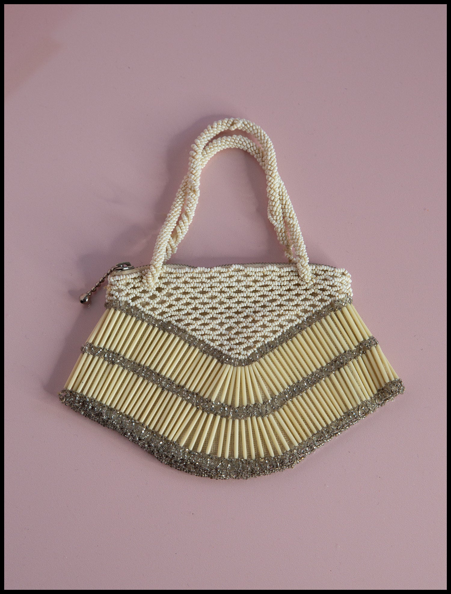 Vintage 1930s Art Deco Beaded Purse (as is)