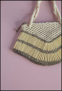 Vintage 1930s Art Deco Beaded Purse (as is)
