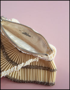 Vintage 1930s Art Deco Beaded Purse (as is)