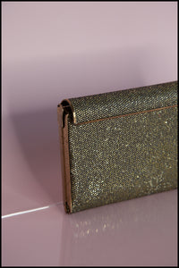 Vintage 1950s Glitter Clutch Bag