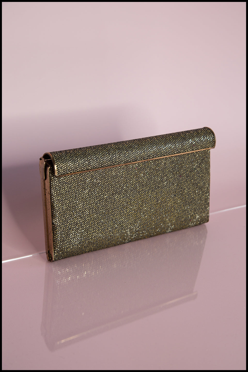 Vintage 1950s Glitter Clutch Bag
