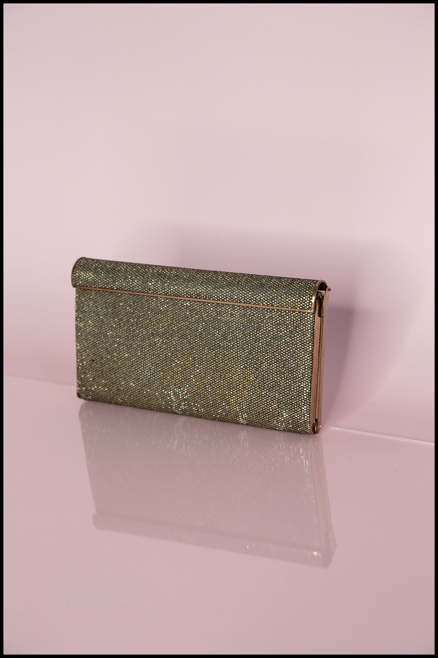 Vintage 1950s Glitter Clutch Bag