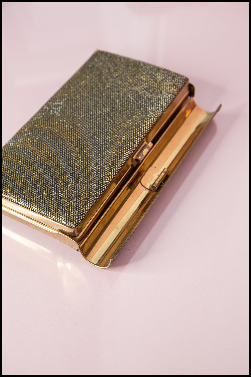 Vintage 1950s Glitter Clutch Bag