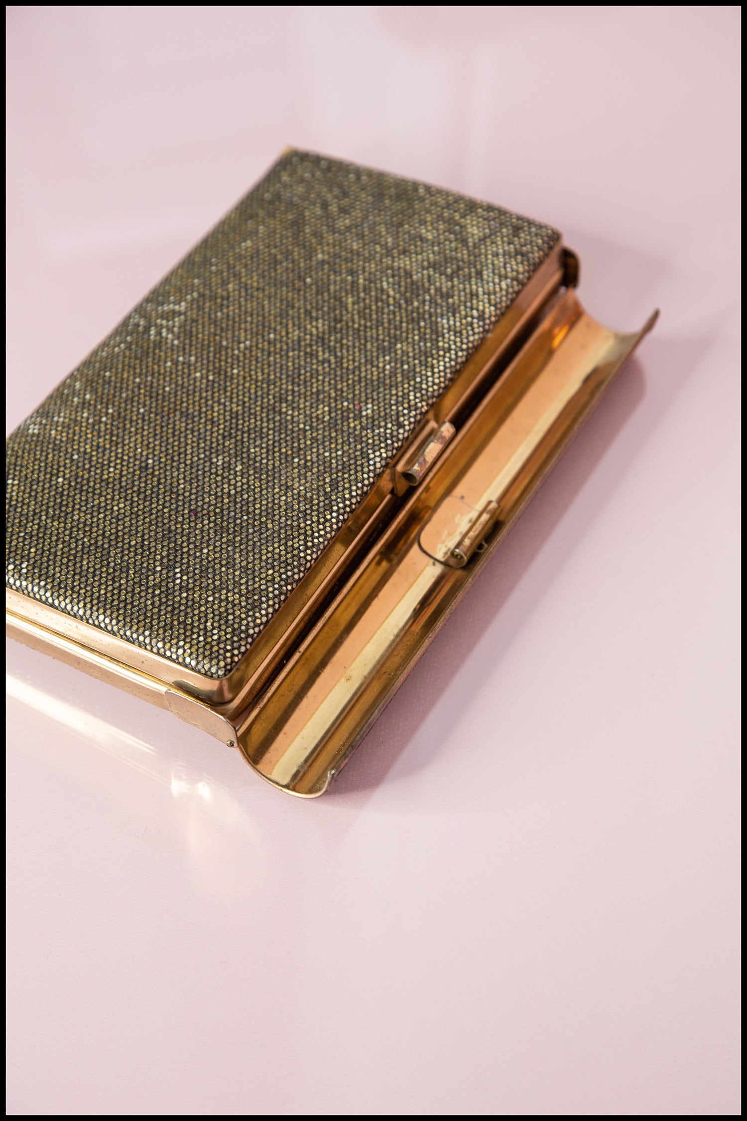 Vintage 1950s Glitter Clutch Bag