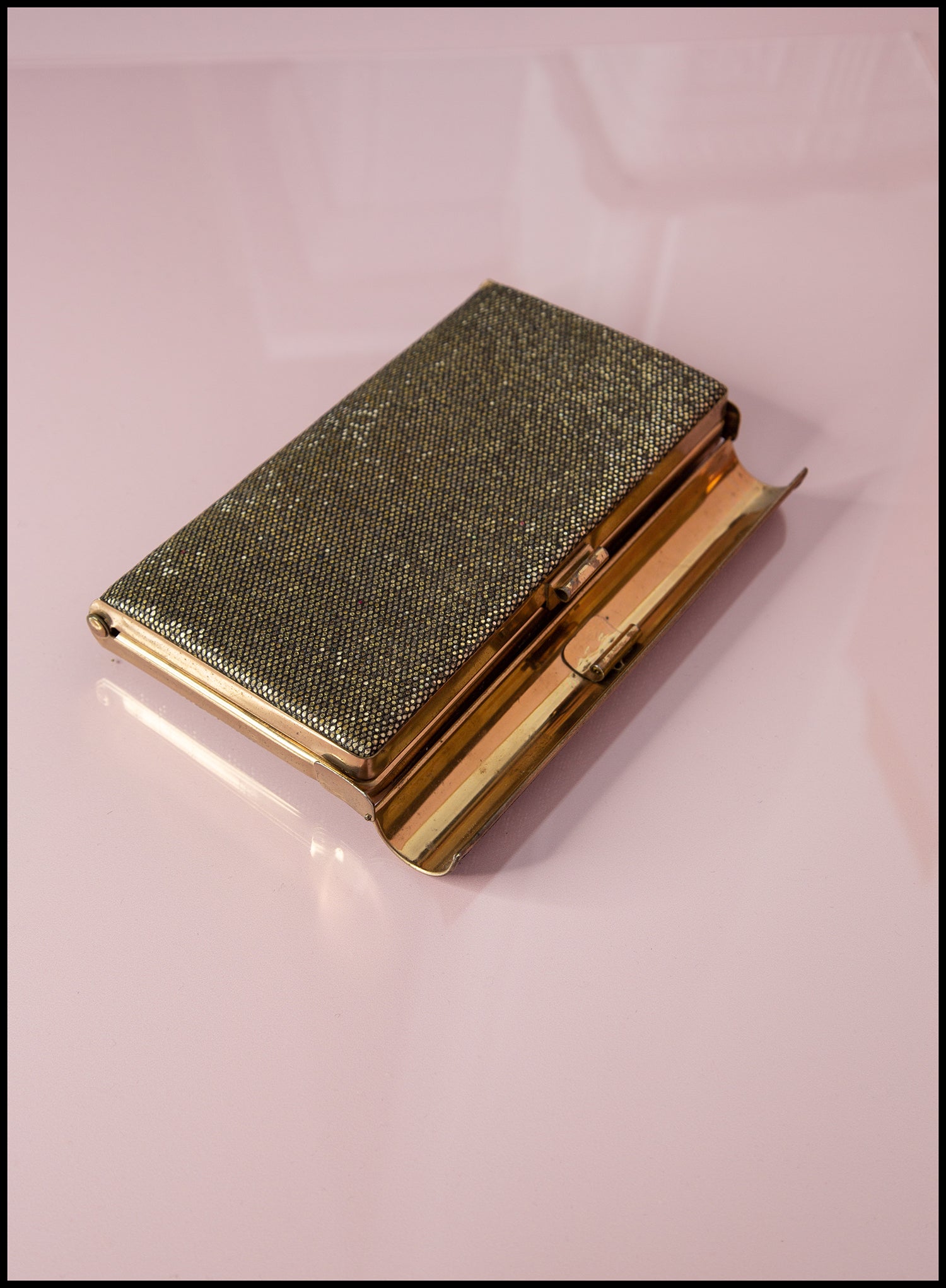 Vintage 1950s Glitter Clutch Bag
