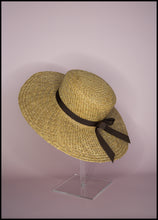 Vintage 1970s Wide Brimmed Straw Hat