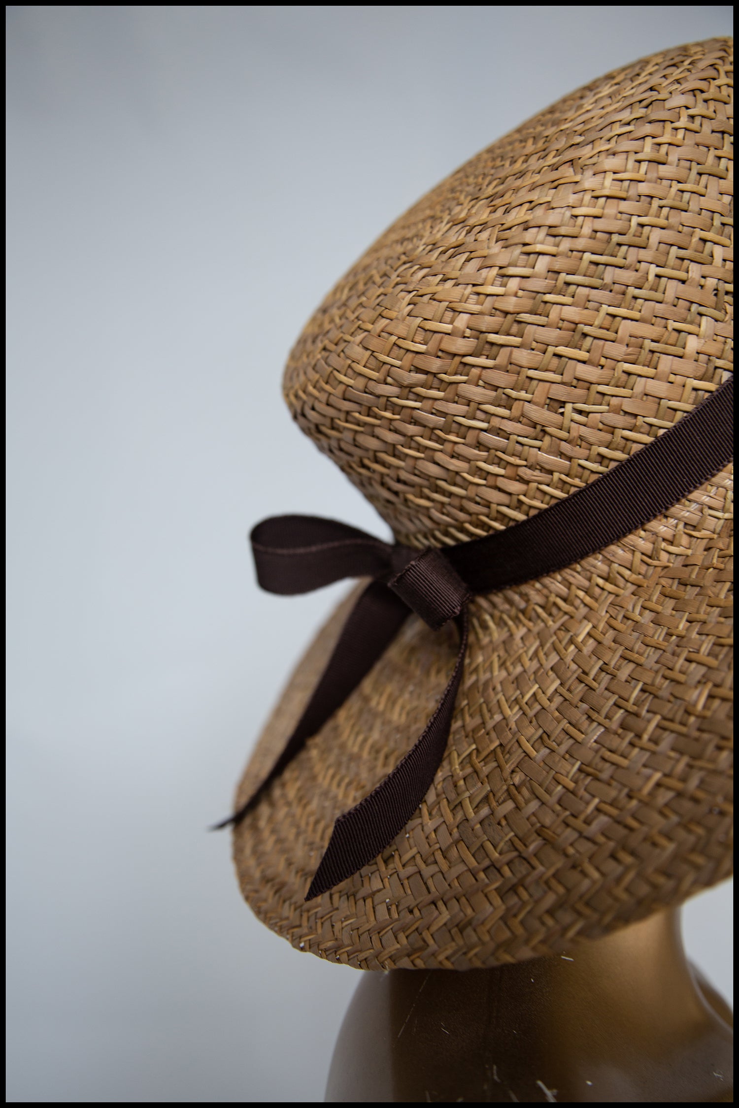Vintage 1970s Wide Brimmed Straw Hat