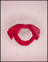 RESERVED Vintage 1950s Pink Velvet Bow Hat