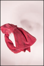 RESERVED Vintage 1950s Pink Velvet Bow Hat