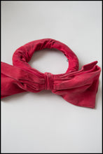 RESERVED Vintage 1950s Pink Velvet Bow Hat