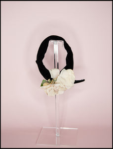 Vintage 1950s Velvet Fascinator Hat