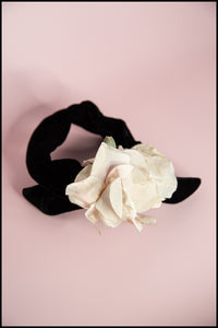 Vintage 1950s Velvet Fascinator Hat