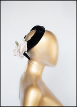 Vintage 1950s Velvet Fascinator Hat