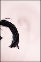 Vintage 1950s Navy Blue Feather Hairband