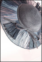 Vintage 1940s Navy Straw Hat (As Is)