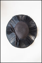 Vintage 1940s Navy Straw Hat (As Is)