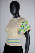 Vintage 1970s Wenjilli Designer Knit Top