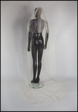 Vintage 1930s Velvet Dot Wedding Veil