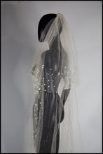 Vintage 1930s Velvet Dot Wedding Veil