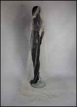 Vintage 1930s Velvet Dot Wedding Veil