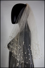 Vintage 1930s Velvet Dot Wedding Veil