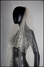 Vintage 1930s Velvet Dot Wedding Veil