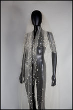 Vintage 1930s Velvet Dot Wedding Veil