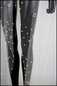Vintage 1930s Velvet Dot Wedding Veil