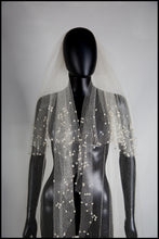 Vintage 1930s Velvet Dot Wedding Veil