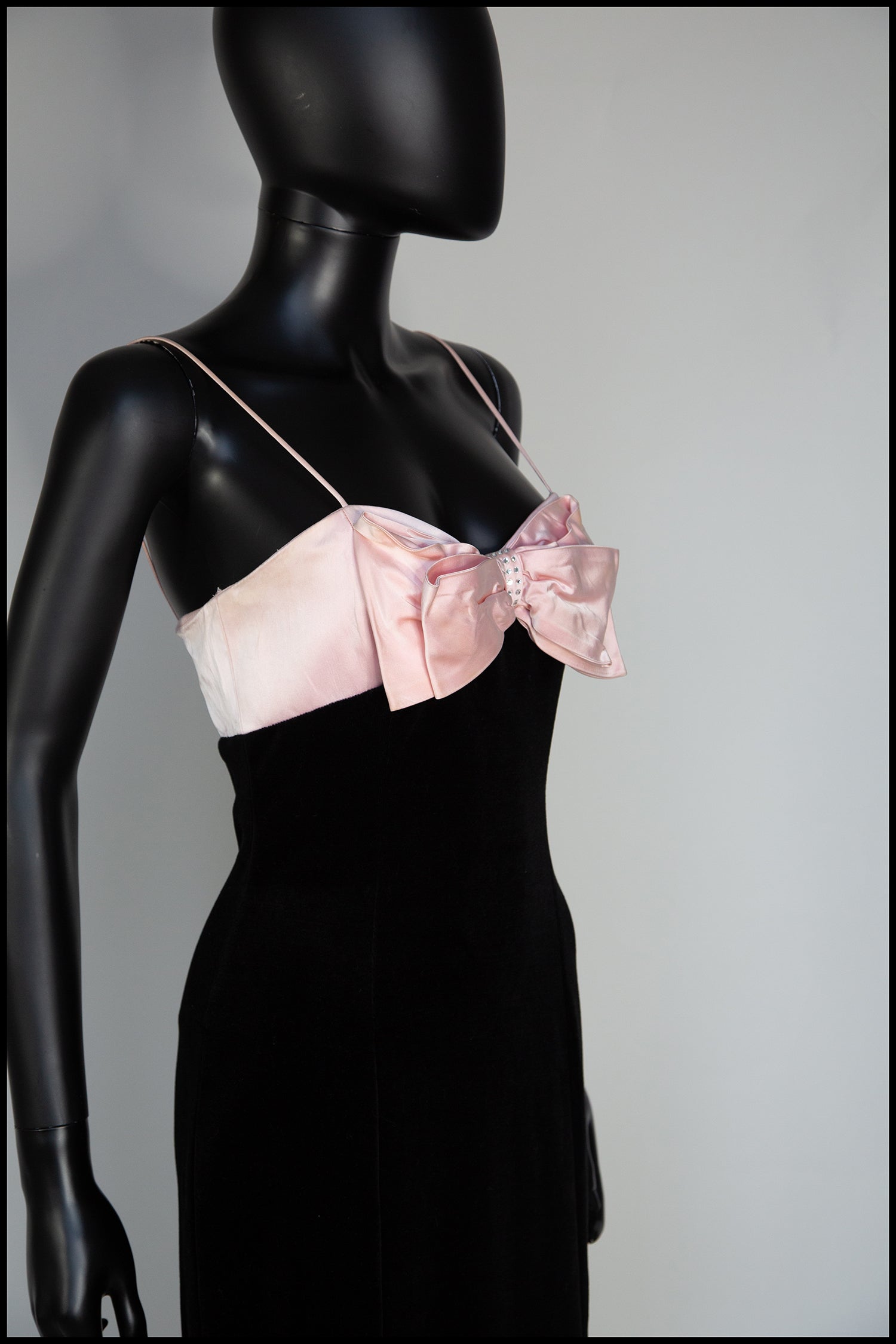 strapless open back dress White and Pink Tiered Tulle Evening Dress main image 1