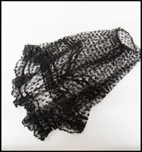 Vintage 1920s Black Lace Skirt