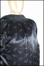 Vintage 1950s Black Velvet Swing Coat