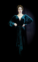 Vamp - Dark Green Velvet Maxi Dress