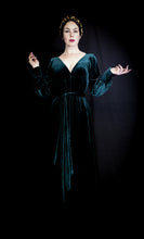 Vamp - Dark Green Velvet Maxi Dress