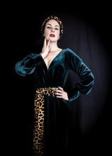 Vamp - Dark Green Velvet Maxi Dress
