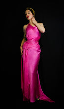 Shocking Pink Bias Cut Dress