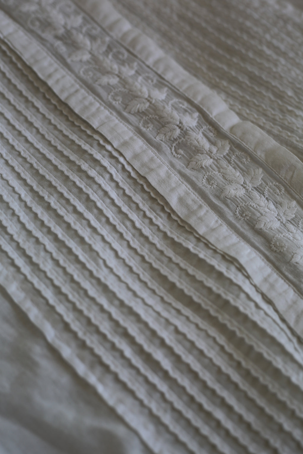 Edwardian White Cotton Lawn Blouse
