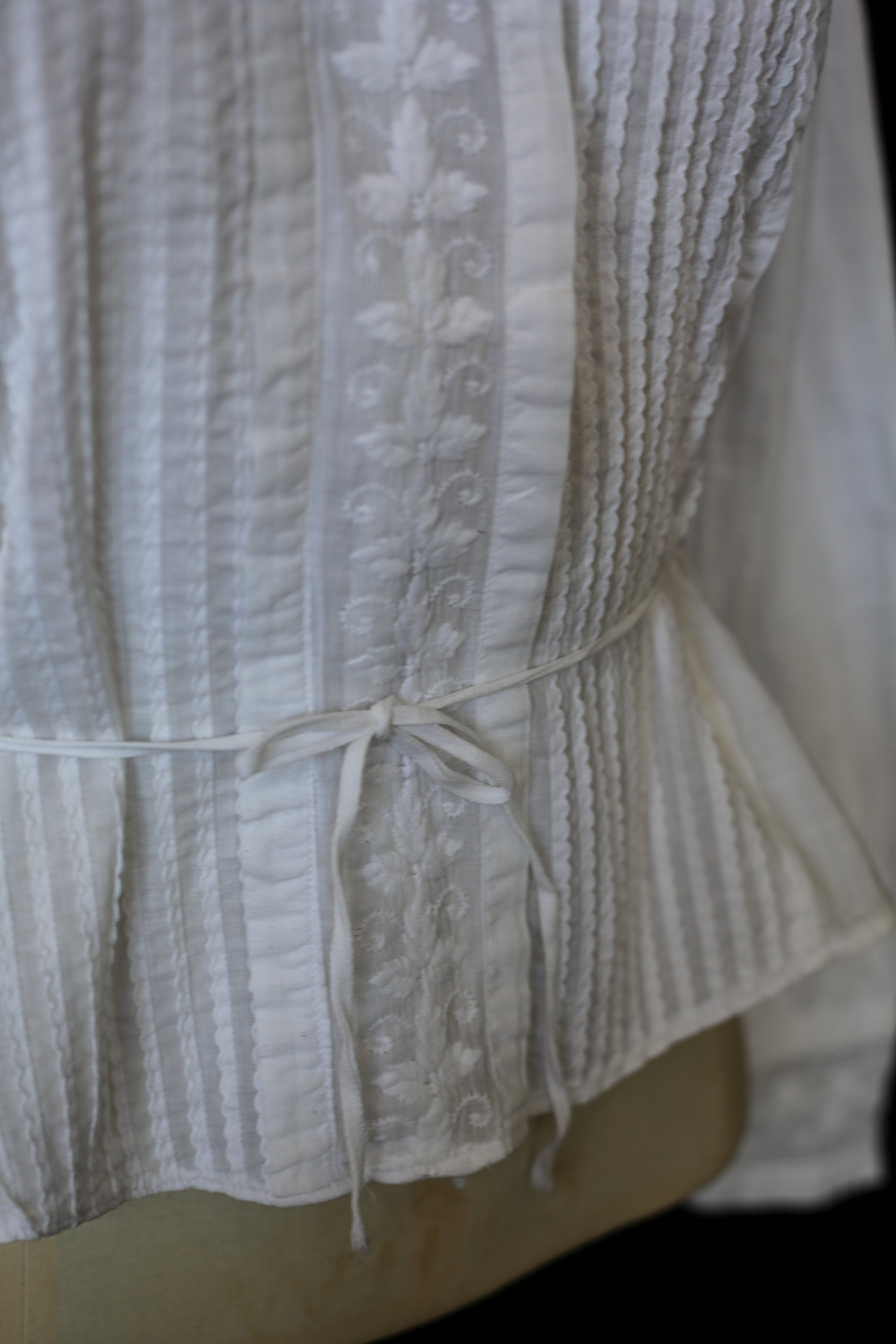 Edwardian White Cotton Lawn Blouse