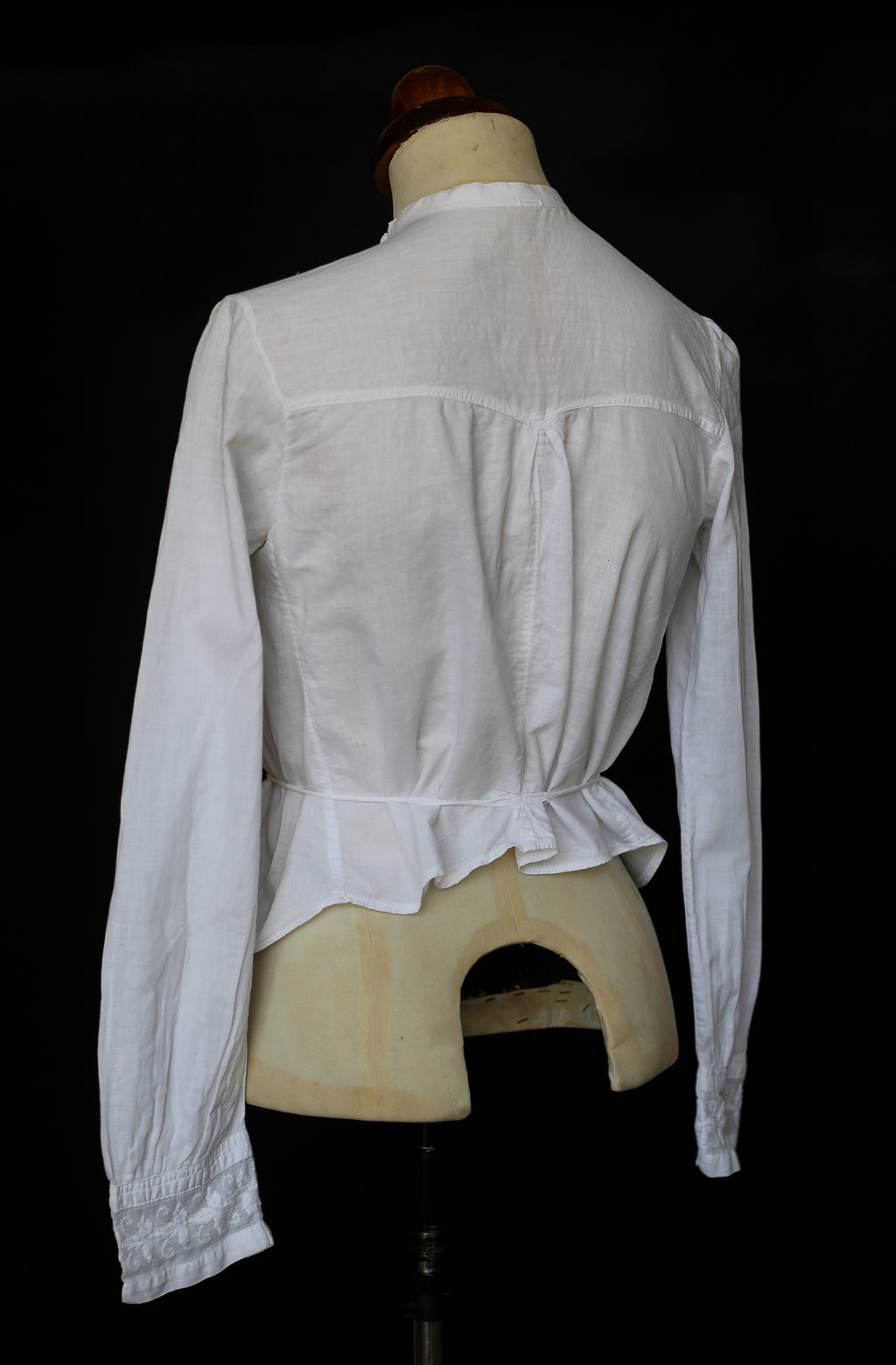 Edwardian White Cotton Lawn Blouse