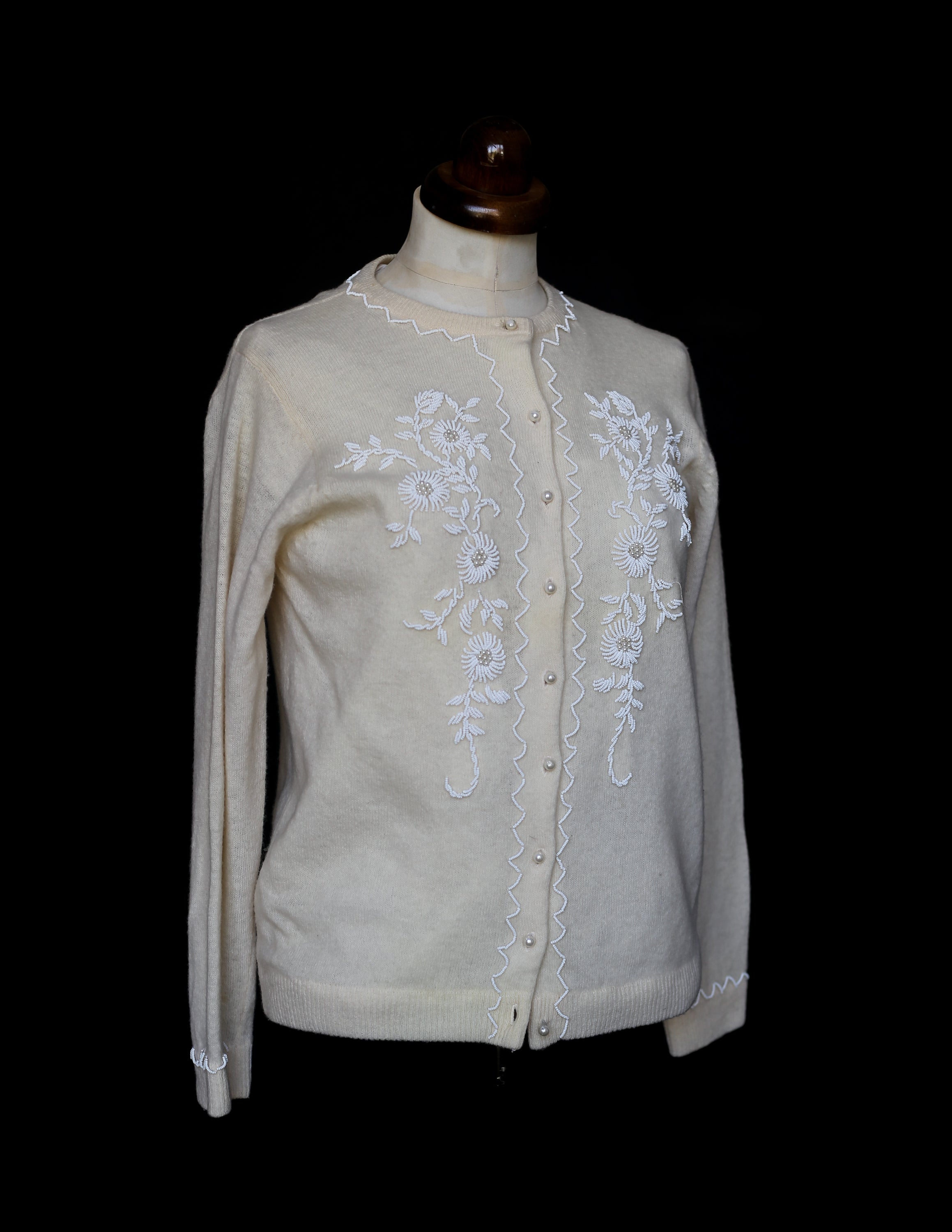 Beaded cardigan clearance