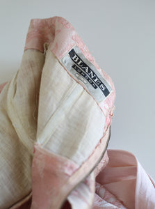 Vintage 1950s Pink Brocade Cocktail Dress
