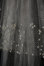 Vintage 1930s Velvet Dot Wedding Veil
