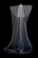 Vintage 1930s Velvet Dot Wedding Veil