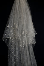 Vintage 1930s Velvet Dot Wedding Veil