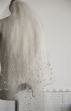 Vintage 1930s Velvet Dot Wedding Veil