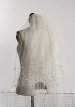 Vintage 1930s Velvet Dot Wedding Veil
