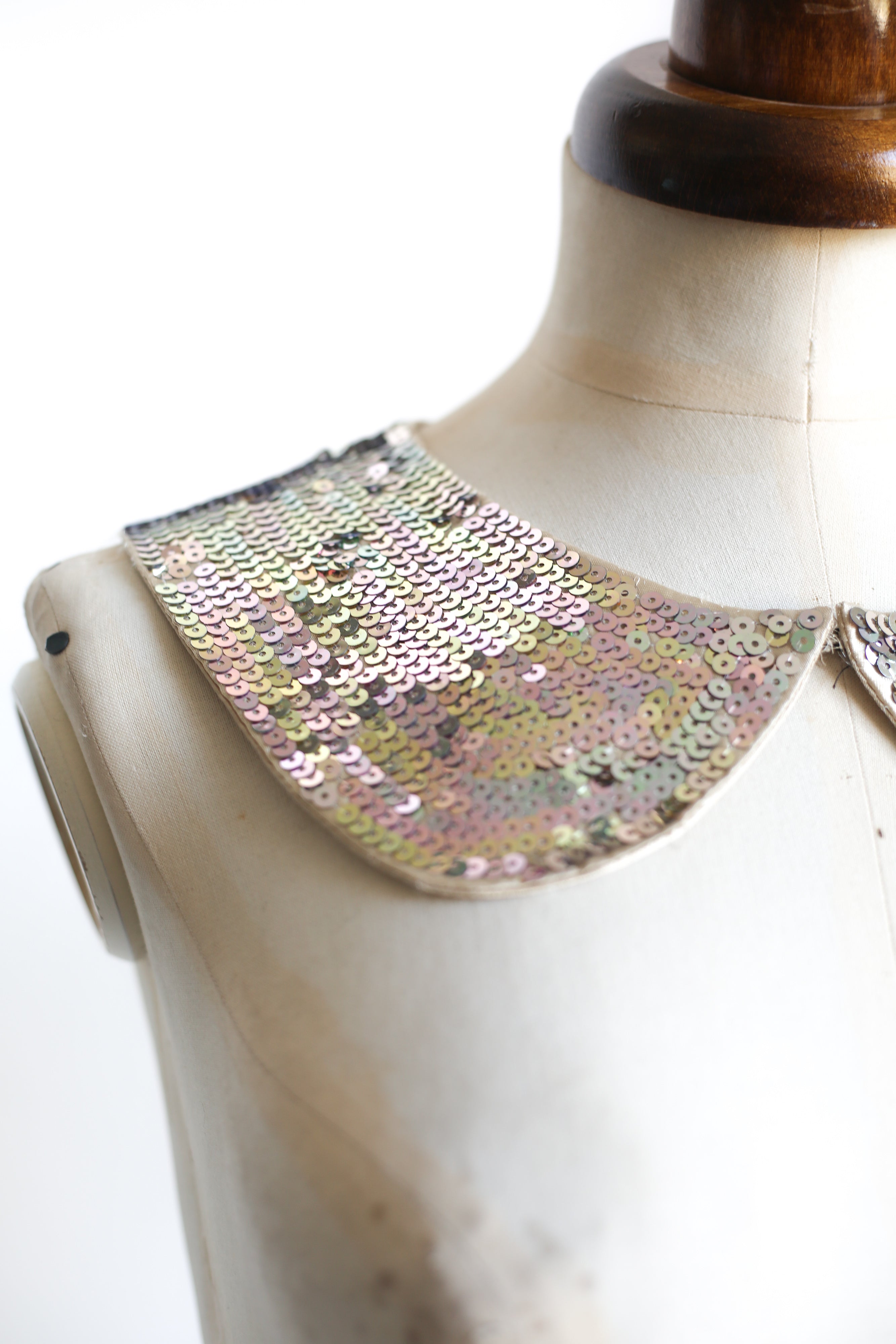 vintage 1970s sequin collar alexandra king 