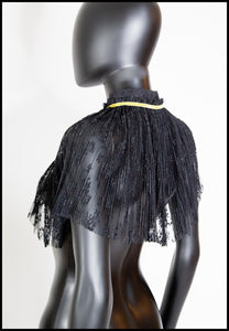 Black Lace Capelet