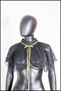 Black Lace Capelet