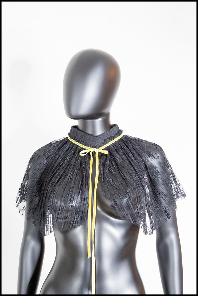 Black Lace Capelet